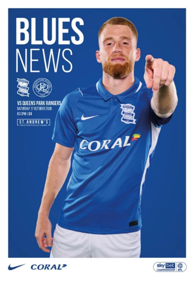 BIRMINGHAM CITY v QPR 2026/27